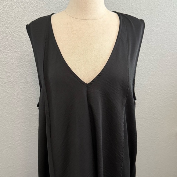 Jade‎ by Jane Flowy Hi Lo Black Dress Size XL - Picture 3 of 6